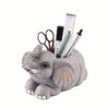 Cute Elephant Pen Pencil Holder - Fashion Desk Organizers for Home Office - Adorable Animal Ornament, Makeup Brush Holder
