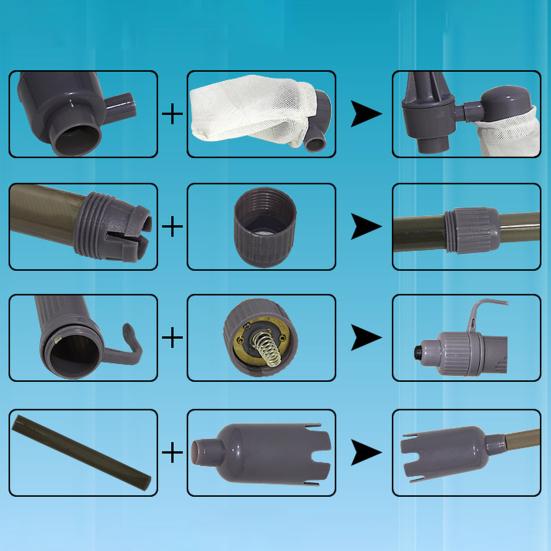 Electric Water Cleaner Fish Tank Sand-wash Device Aquarium Fecal Suction Filter