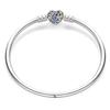 17-20CM 925 Silver Bracelets For Women Star Moon Butterfly Cat Claw Lotus Golden Crown Bracelets Fit DIY Charms Pendants Jewelry