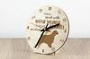 Welsh Springer Spaniel, Welsh Springer, Welsh Starter - clock with dog, wooden clock with engraving, personalised clock by Art-Dog