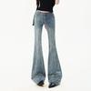 Gypsy, Flash Hot Diamond Design, Spring Elastic Slightly Pulled Jeans with Spring Pattern Cotton
