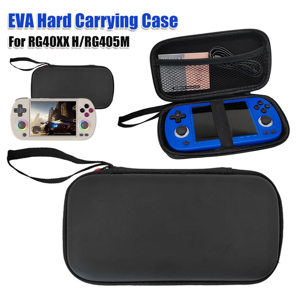 EVA Hard Carrying Case Shockproof Travel Protective Handbag Storage Bag for RG40XX H/RG405M Handheld Game Console