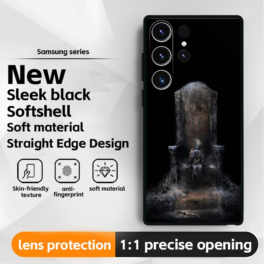 Classic Game DARK SOULS  Phone Case For Samsung Galaxy S26 S25 S24 S23 S22 S21 Plus Ultra Note20 Soft Black