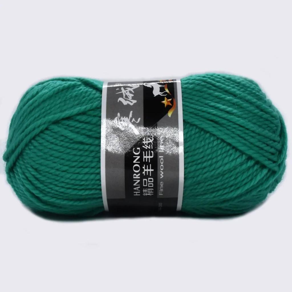 6 stk Supertykt Ullgarn 300g (10.56oz) for Strikking & Hekling Rask DIY Chunky Teppe Sjal Skjerf Ullbukser Tykt Håndverksgarn