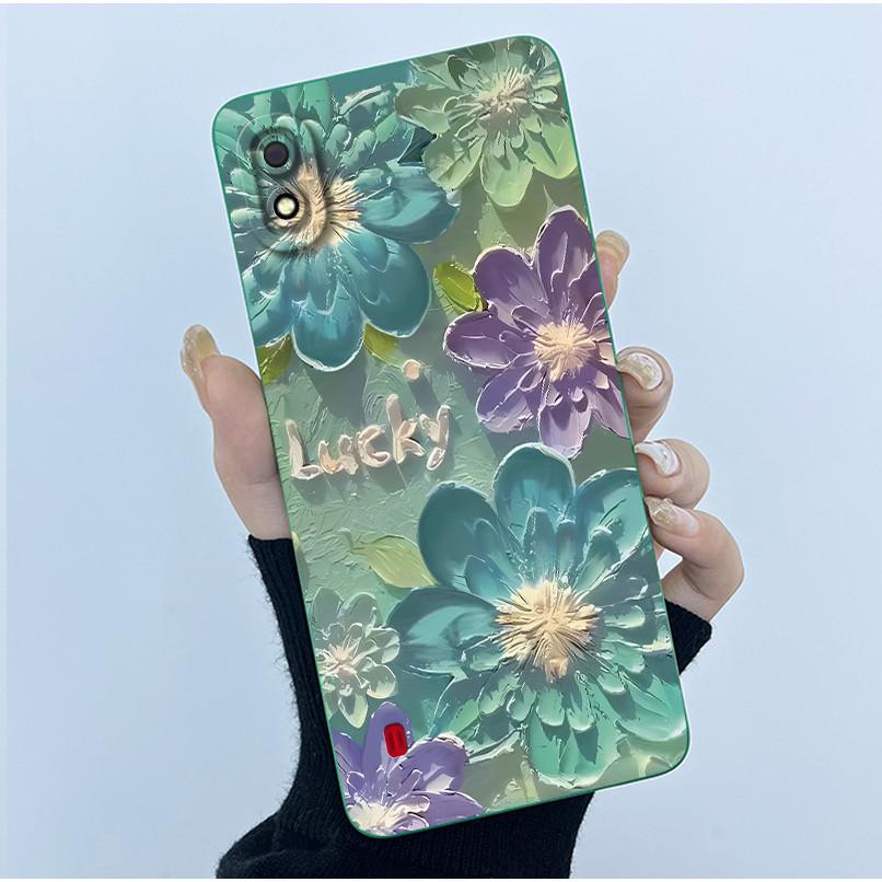 For Samsung Galaxy A10 A10s M01S Case Simplicity Painting Liquid Soft Silicone Cover for Samsung A10 A105F A10S SM-A107F Casing