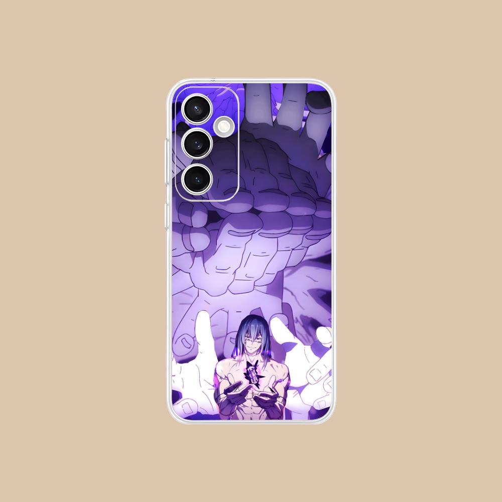 JJK Mahito Phone Case for Samsung Galaxy S25 S24 S23 S22 S21Plus FE Ultra Soft TPU Clear Shockproof Cover