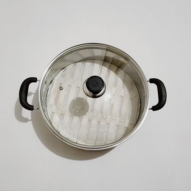 Xihe Stainless Steel Steamer with Bamboo Base