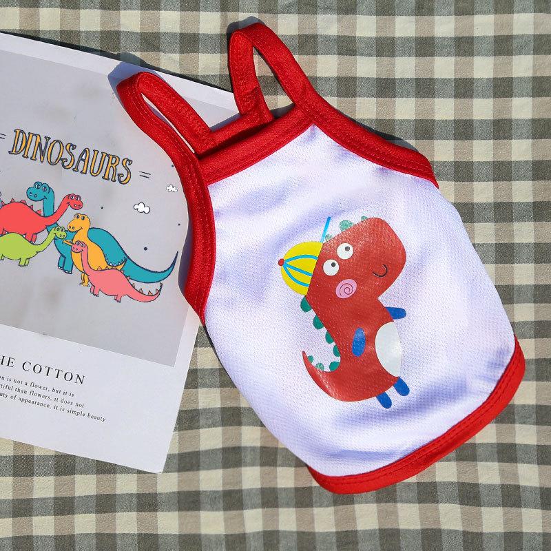 Halter Top Mesh Breathable Dog Cat Pet Cat Clothes Dog and Puppy Short Sleeves
