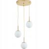 Pendant Ceiling Lamp Chandelier Balls Gold Modern Glamour