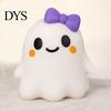 Stress Relieving Toy Halloween Bow Ghost Squeeze Toy, Relief Cartoon Sensory Toys Soft Stretchy Party Favors for Adults Kids