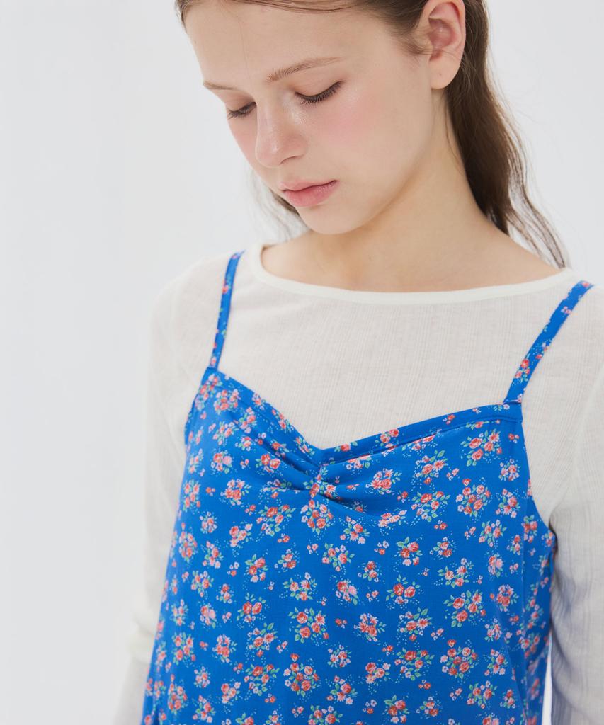 Nyuluki Cut Point Dress_Blue