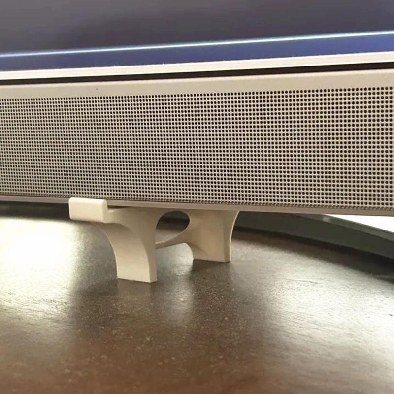 Universal Soundbar Mounting Brackets Plastic Elevator Stand For Secure Placement And Height Adjustment