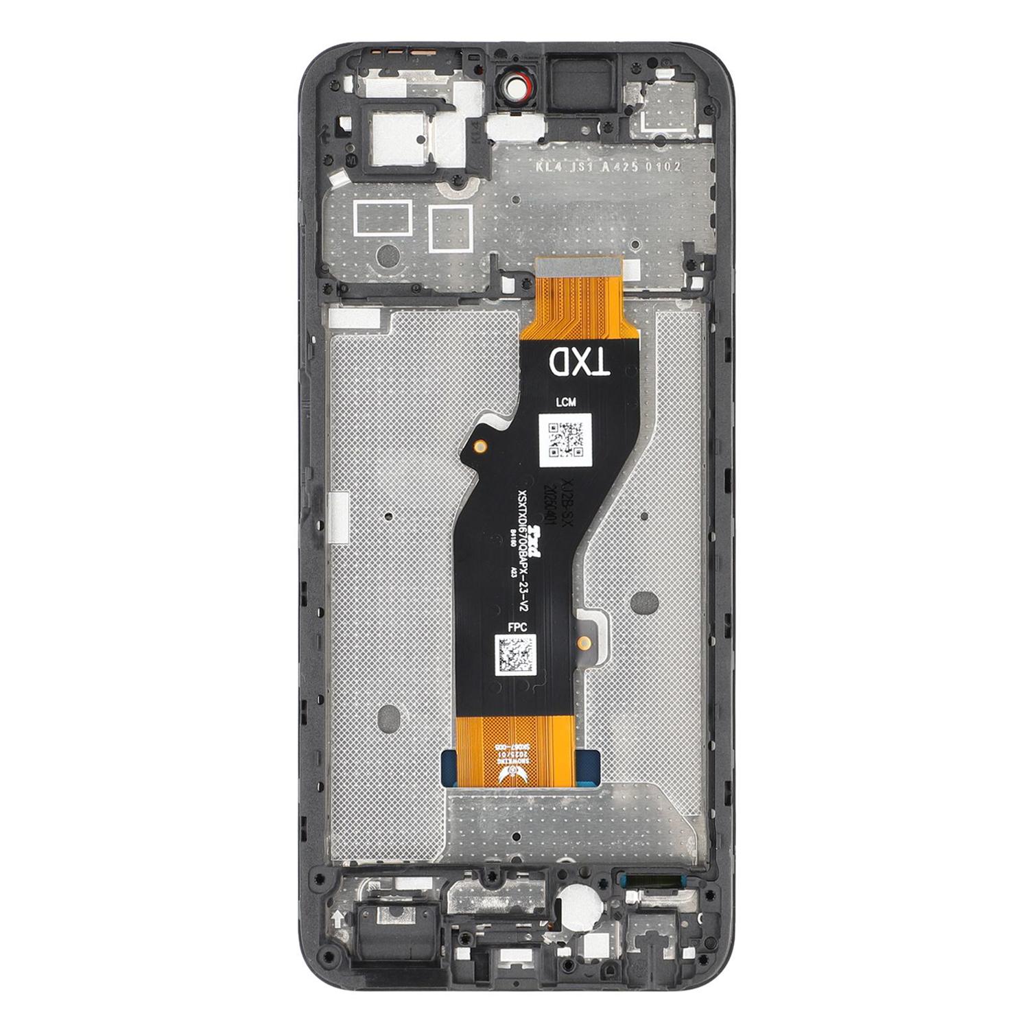

For TECNO Spark Go 1 KL4 Grade C LCD Screen and Digitizer Assembly+Frame (Without Logo) As Shown A