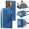 Portemonnaie-Hülle für Poco X8 Pro Max 5G - Leder/PU, Blau, Mit Lanyard