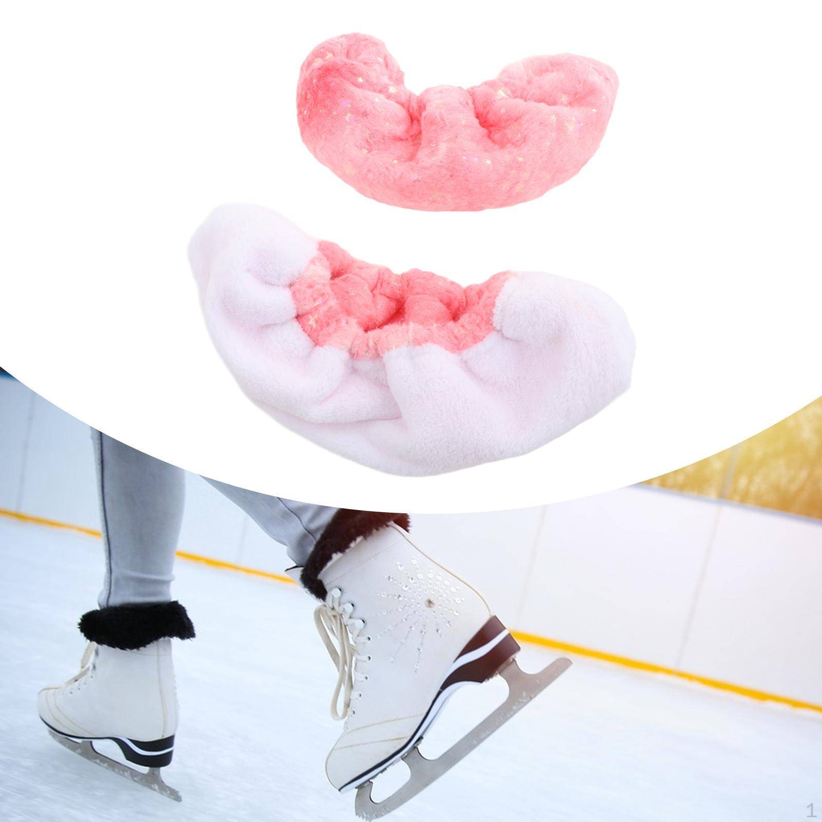 

Чехлы для лезвий коньков Защитные приспособления для хоккейных фигурок Легкое оборудование Универсальные принадлежности розовый