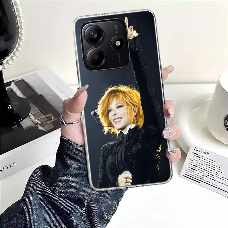 

Mylene Farmer Soft Phone Case For Xiaomi Redmi Note 15 14 14S 13 12 Pro Plus 12S 11 11S 11E 10 10S 11T 5G Fundas Coque Redmi Not Redmi Note 14 5G