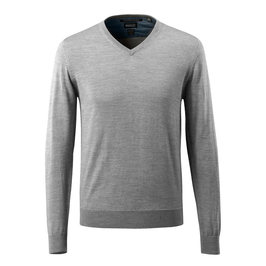 Mascot Mens Frontline Knitted V Neck Modern Jumper