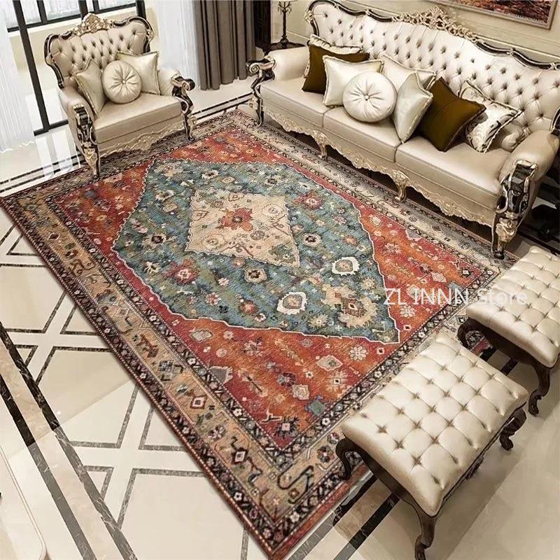 Bohemia Living room rugs Decoration bedroom Deluxe anti slip floor mats Large area carpet Lounge Rug Persian carpet washable