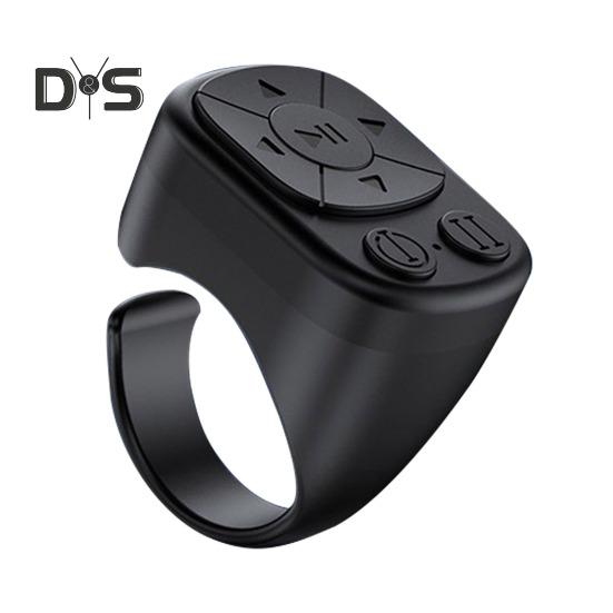 

Пульт дистанционного управления с кончиком пальца для эффективного просмотра селфи, совместимый с Bluetooth, перезаряжаемый пульт дистанционного управления затвором камеры со стабильным 5.3 чёрный