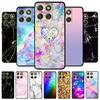 For Motorola Edge 70 Case Gradient Marble Pattern Black Silicone Back Cover Soft Case For Moto X70 Air Bumper Biophilic Fundas
