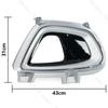 1PC For Kia Sorento EX LX 2016 2017 2018 Car Front Bumper Fog Lamp Light Cover Frame Foglight Trim Lid Bezel Hood