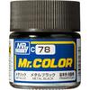 GSI Creos Mr. Color Metal Black Metallic 10ml Model Paint C78