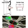 4pcs 60mm 64mm 65mm 68mm 69mm No Logo Emblem Car Wheel Center Caps Wheels Hub High Cap Rim Hubcaps Dust Cover Car Accessories