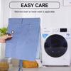 1-Pack Cute Bear Bib Apron Cartoon Design Polyester Stripes Cooking Apron with 2 Pockets Women Men Housework Cleaning Apron Kitchen Apron for Chef Co