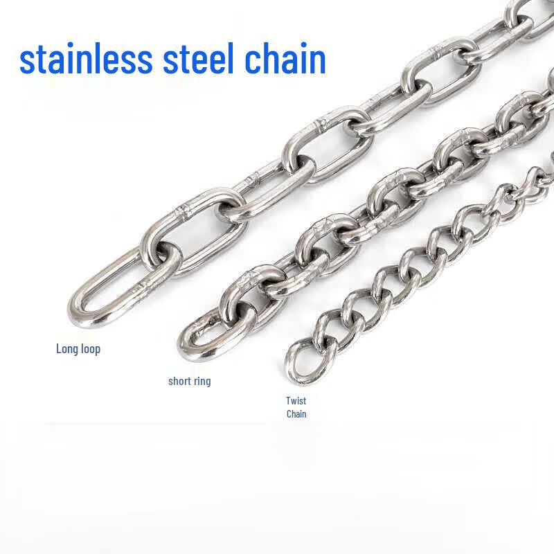 Gongdengdeng 304 Stainless Steel Long Link Chain