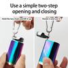 Mini Ashtray Sealed Dustproof Pocket Size Holder for Outdoor Travel Car Use Aluminum Alloy Container for Camping