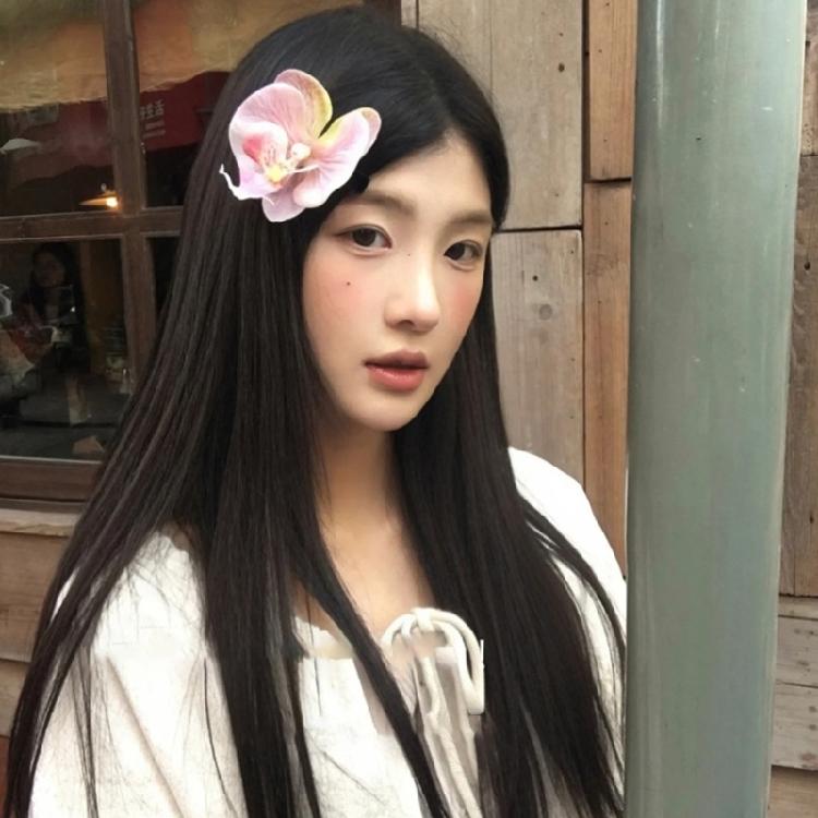 Süße Mädchen Niedlich Floral Blume Haarspange Harajuku Orchideen Haarspange für Pony