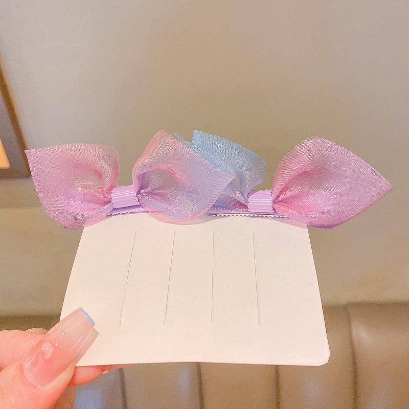 

Корейские заколки-клипсы с градиентным горошком: Милый, Нежный и Бережный к волосам для девочек