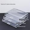 Creative Plastic Storage Box 471 Grids 3 Drawers for Organizing Crafts Art Supplies Nail Tips Beads Jewelry