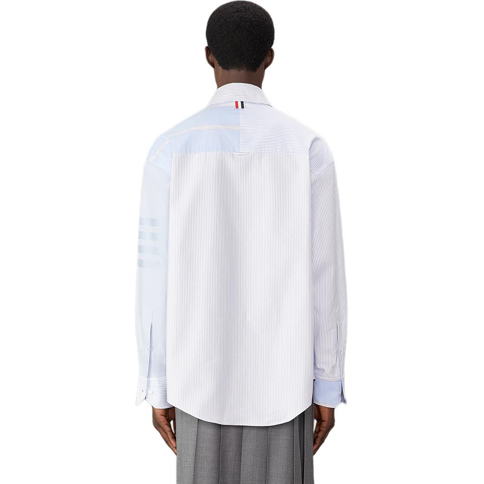 THOM BROWNE Striped 4 Bar Shirt MWL381F-06496-480
