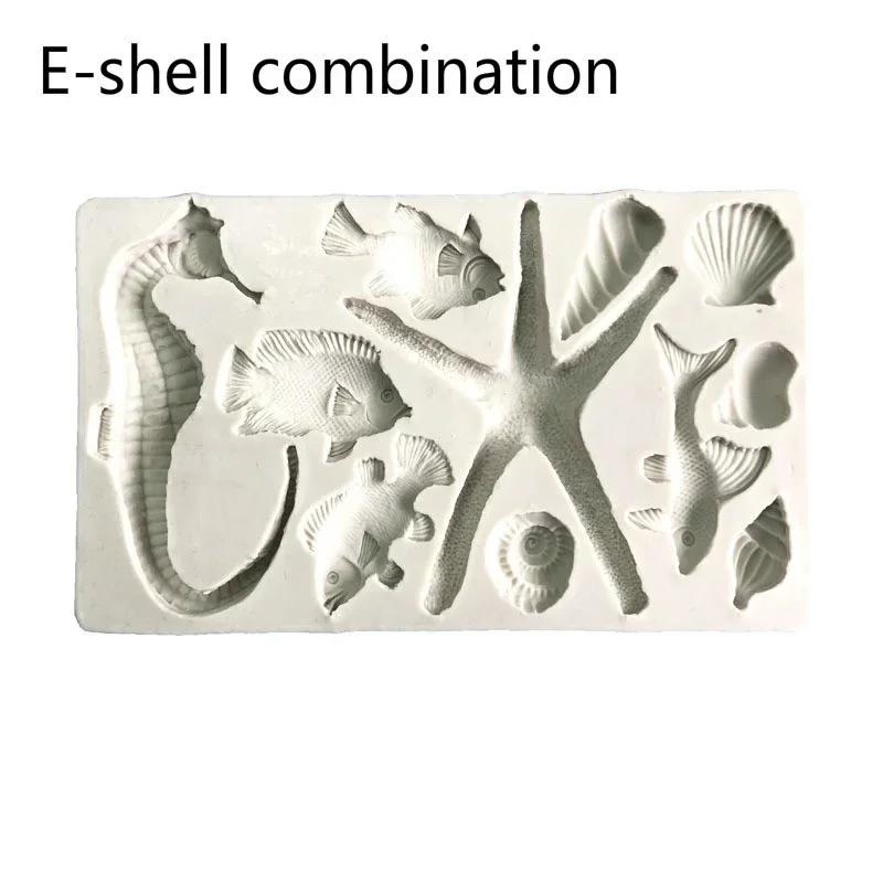 Multiple Graphic Turtle Leaf Lavender Flamingo Parrot Model Cute Fruit Shape Silicone Cake Decorate Mold Home KitchenBaking Tool