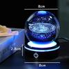 Kertari 3d universe K9 crystal ball solar system model birthday present male woman Popular [Genuine] Interior fashionable Healing goods crystal ball