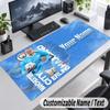 Custom Name Text Mouse Pad Erling Haaland Personalized Desk Pad For Work And Gaming