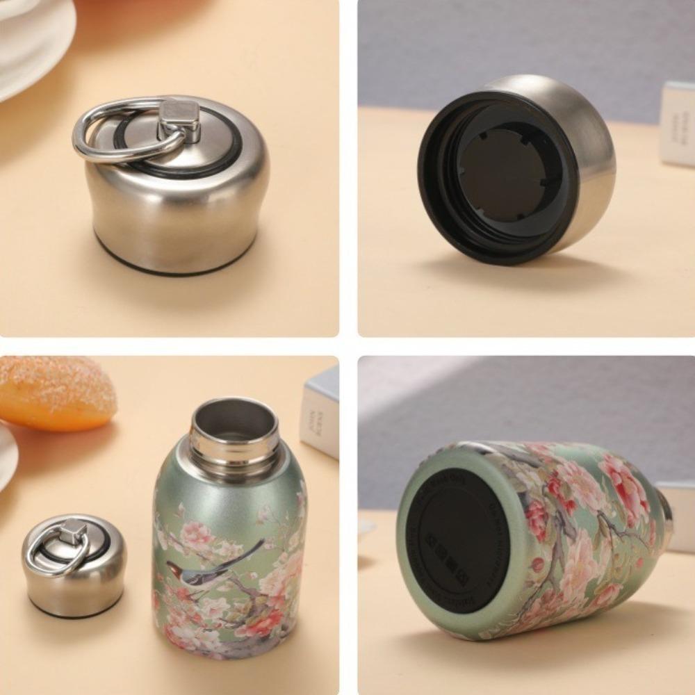 304 Stainless Steel Water Bottle Double Wall Pocket Cup New Vacuum Handy Cup Outdoor Travel Office