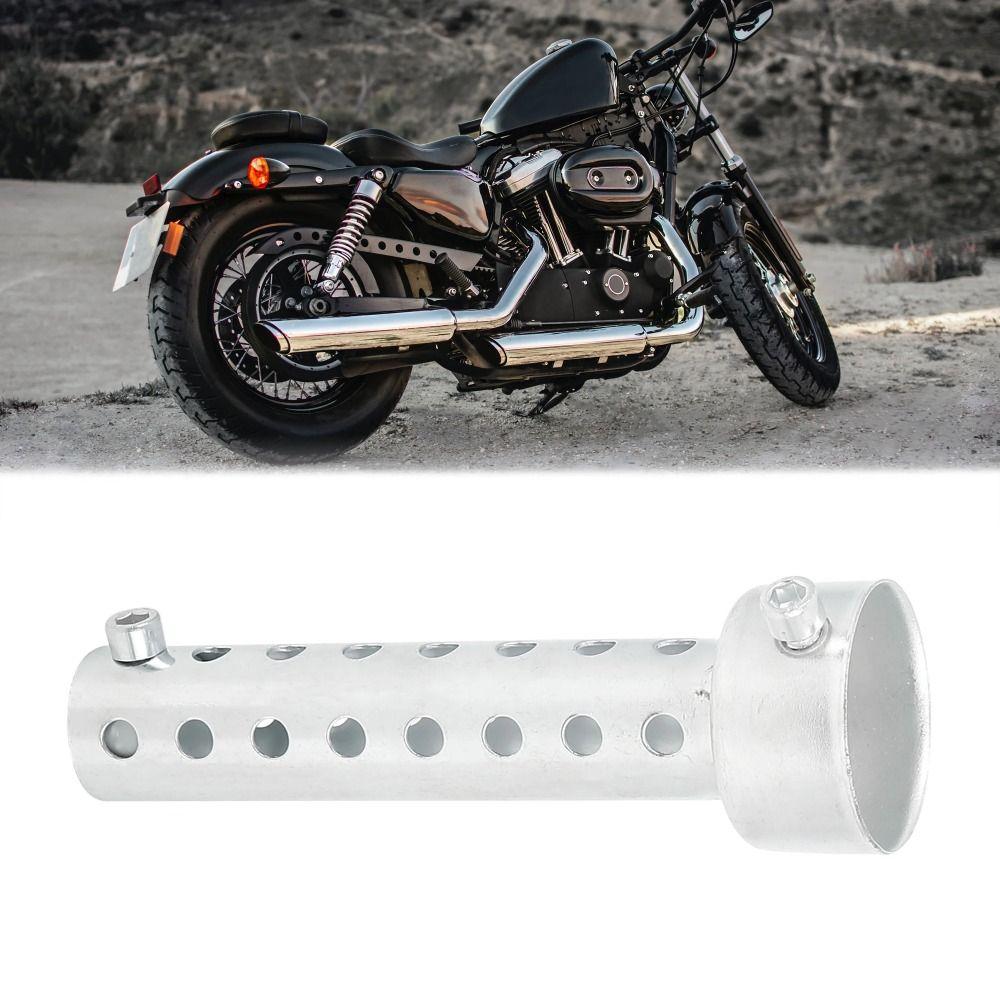Removable Motorcycle Exhaust Muffler Universal Fit Metal Muffler Pipe Vehicle Conversion