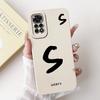 For Xiaomi Redmi Note 11S 4G Case Lovely Letters Soft Silicone Shockproof Phone Cover For Redmi Note 11 Pro Plus Note11 4G Funda