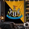 Nástěnná tapisérie Newcastle United Fotbalový potisk Látka do obývacího pokoje Ložnice Domácí dekorace