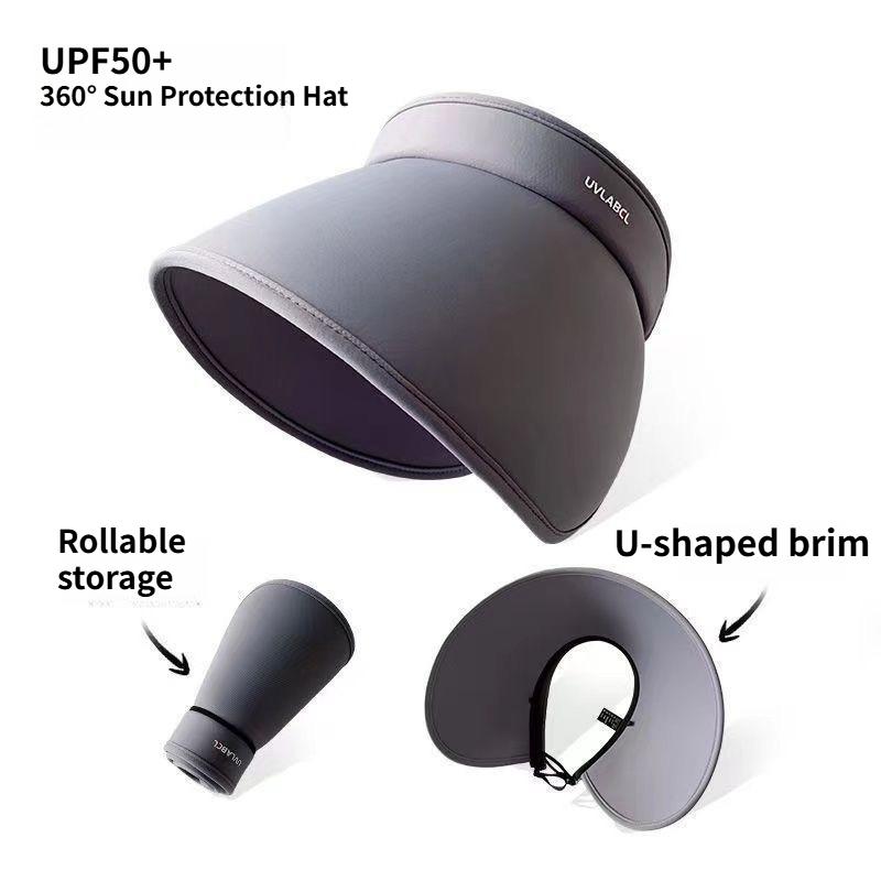 

1pc Women s Summer Sun Hat Wide Brim UV Protection Caps Adjustable Foldable Solar Beach Bucket Hats Ponytail Travel Panama Caps Adjustable