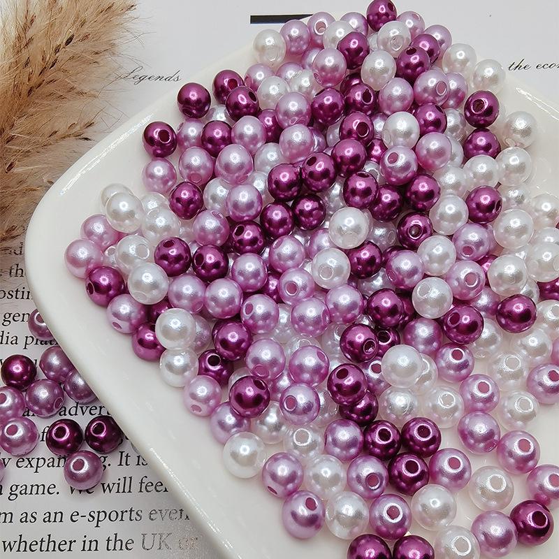 

Разноцветные АБС Имитация Жемчуга для DIY Ювелирных Изделий, Одежды и Аксессуаров Mixed 3-8mm ~150 pcs/10g