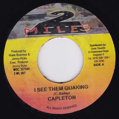7inch Record CAPLETON - I See Them Quaking NONE 2004 Jamaica Reggae, Ska & Dub Used