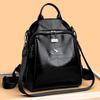 Splicing Women's Backpack New Leisure Travel Backpack Commuter Multi-functional Anti theft Schoolbag