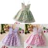 Butterfly Princess Dress For Girls With Cotton Blend Fabric Summer Child Gown