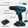 3-IN-1 2 Speed Torque Cordless Drill Electric Impact Electrical Screwdriver Impact Wireless Power Tool