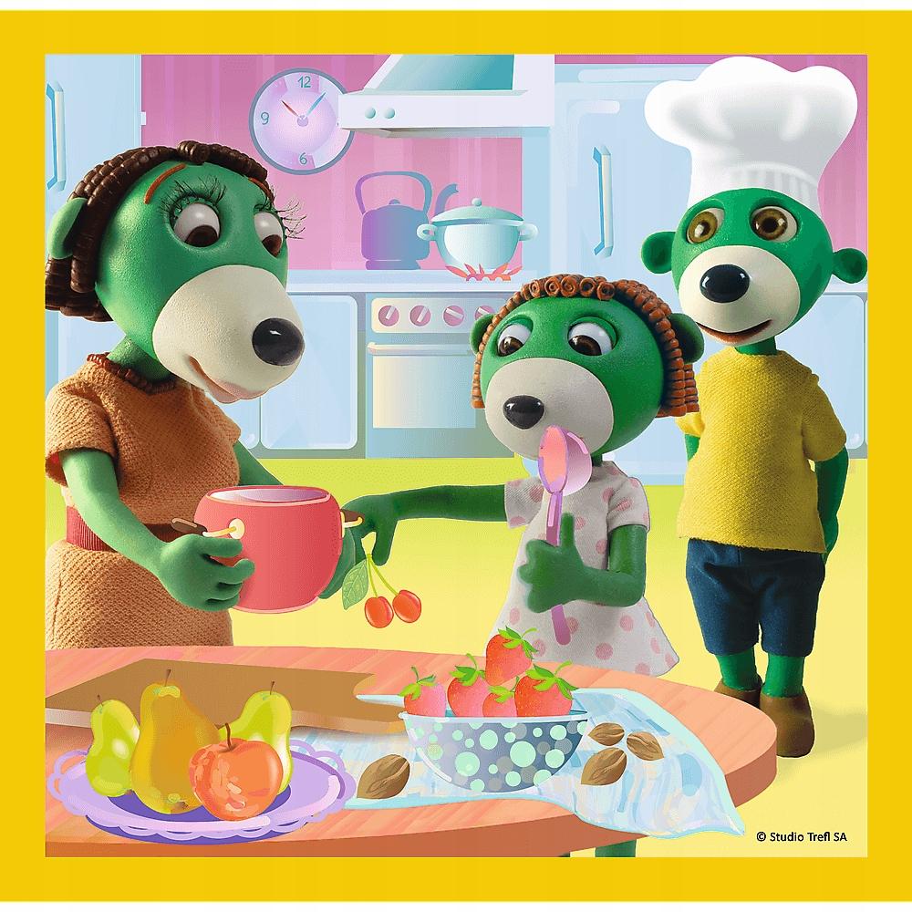 PUZZLE 3W1 TREFLIKI RAZEM JEST WESOŁO 34850
