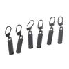 6Pcs Zipper Pull Tab Rustproof Detachable Colred Zipper Pull Replacement for Clothing Luggage Shoes