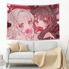 Colorful Anime Girl Tapestry Wall Hanging Blanket Tapestry Home Decor Items Wall Decorations